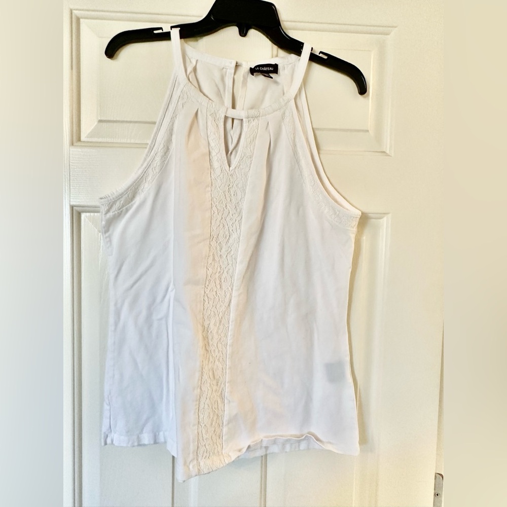 Charming White Women's Top